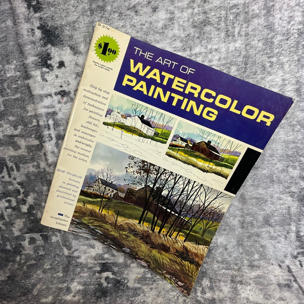 The Art of Watercolor Painting Book Grumbacher Library Landscape Seascape